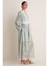 Tuckernuck 100% Polyester 68% Rayon 32% Polyester 100% Polyester Floral Green Casual Dress Size M - photo 3