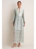 Tuckernuck 100% Polyester 68% Rayon 32% Polyester 100% Polyester Floral Green Casual Dress Size M - photo 5