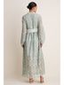 Tuckernuck 100% Polyester 68% Rayon 32% Polyester 100% Polyester Floral Green Casual Dress Size M - photo 4