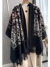 Accessories Floral Paisley Black Wrap One size - photo 3
