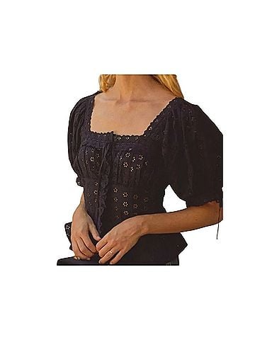 DÔEN Docia Short Sleeve Blouse (view 2)