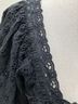 DÔEN 100% Cotton Black Short Sleeve Blouse Size XL - photo 12