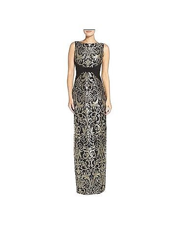 Adrianna Papell Column Gown Cocktail Dress (view 1)