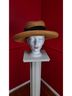 Eric Javits 100% Straw Brown Black Sun Hat Size 22 - photo 10