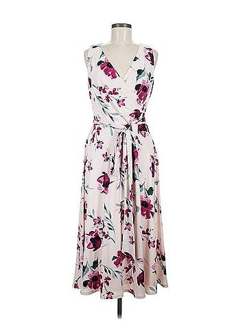 Ralph Lauren Blush Pink Floral Wrap Maxi Dress Casual Dress (view 1)