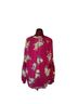 John Paul Richard 100% Polyester Floral Multi Color Long Sleeve Blouse Size L - photo 2
