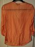 Express 100% Polyester 100% Polyester Orange Long Sleeve Blouse Size S - photo 3