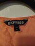 Express 100% Polyester 100% Polyester Orange Long Sleeve Blouse Size S - photo 4