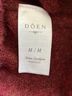 DÔEN Burgundy Wool Cardigan Size M - photo 9