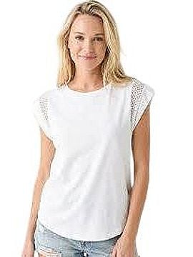 Ann Taylor Short Sleeve Blouse (view 1)