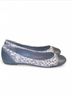 Coach Leopard Print Gray Silver Flats Size 8 - photo 3
