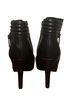 Nine West 100% Leather Black Ankle Boots Size 9 - photo 2