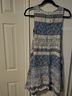 Title Unknown 100% Viscose Floral Blue Casual Dress Size XS - photo 3