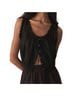 DÔEN 100% Cotton Black Sleeveless Blouse Size M - photo 1