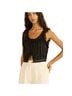 DÔEN 100% Cotton Black Sleeveless Blouse Size M - photo 2