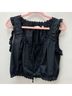 DÔEN 100% Cotton Black Sleeveless Blouse Size M - photo 4
