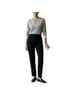 AKRIS Gray Ivory Wool Pullover Sweater Size 6 - photo 1