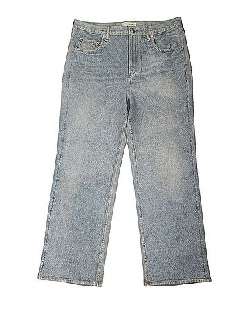 Rag & Bone rb Miramar Shea Ankle Relaxed Straight Pant Cotton Terry Jeans (view 2)