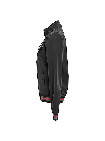 Gucci Gucci Equestrian Zip Front Jacket in Black Polyester (view 2)