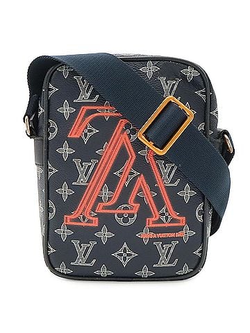 Louis Vuitton LOUIS VUITTON Louis Vuitton Monogram Ink Danube PM Shoulder Bag Pochette Navy Blue M43678 (view 1)