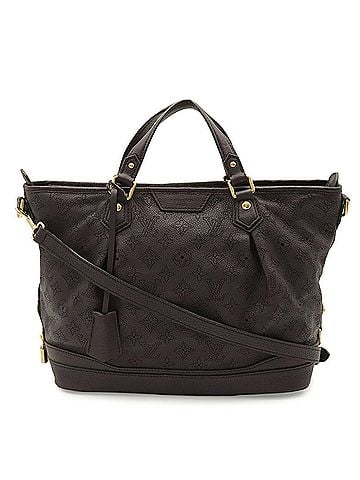 Louis Vuitton LOUIS VUITTON Stella PM Monogram Mahina Tote Bag, Handbag, Shoulder Leather, Purple, M93983 (view 1)