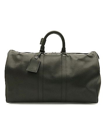 Louis Vuitton LOUIS VUITTON Louis Vuitton Epi Keepall 45 Boston Bag Travel Leather Noir Black M59152 (view 1)