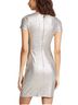 Alice + Olivia Silver Cocktail Dress Size 10 - photo 2