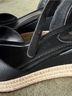 Michael Kors 100% Leather Black Wedges Size 7 1/2 - photo 4