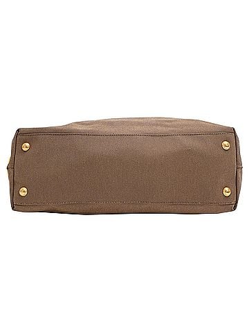 Prada Prada 2-Way Tote Bag in Brown Canvas (view 2)