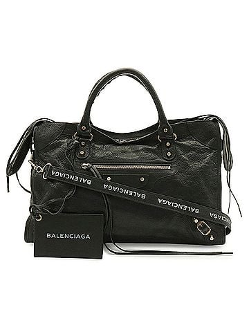 Balenciaga BALENCIAGA Classic City Handbag Tote Bag Shoulder Leather Black 505550 (view 2)