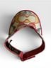 Coach 100% Polyester Print Ivory Pink Yellow Blue Visor One size - photo 4