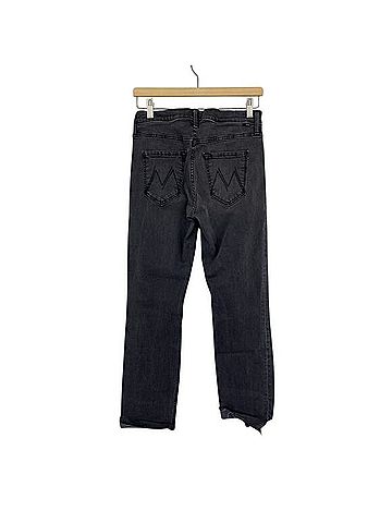 Mother The Mid Rise Dazzler Ankle Step Fray Jeans (view 2)