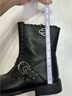 Harley Davidson 100% Leather Solid Black Boots Size 10 - photo 12