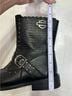 Harley Davidson 100% Leather Solid Black Boots Size 10 - photo 13
