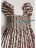 OPT 100% Polyester Paisley Floral Brown Ivory Casual Dress Size L - photo 9