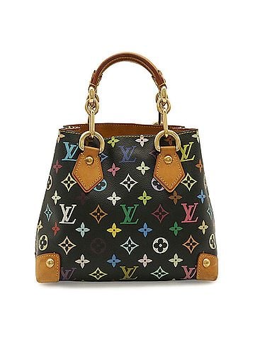 Louis Vuitton LOUIS VUITTON Louis Vuitton Monogram Multicolor Audra Handbag Chain Noir Black M40048 (view 1)
