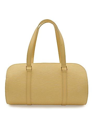 Louis Vuitton LOUIS VUITTON Epi Soufflot Handbag Shoulder Bag Leather Vanilla Ivory White (Pouch missing) M5222A (view 2)