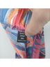 Shein 100% Polyester Print Pink Blue Casual Pants Size 2X - photo 5