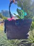 Coach 100% Nylon Stripes Black Tote One size - photo 5