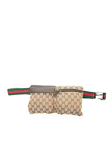 Gucci GG Canvas Web Double Pocket Belt Bag (view 1)