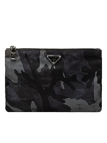 Prada Tessuto Camouflage Clutch (view 1)