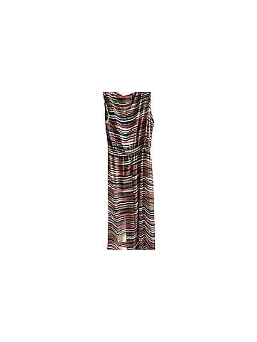 Jella Couture Striped High Low Sundress Casual Dress (view 2)
