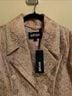 Just Cavalli Jacquard Pink Orange Jacket Size 10 - photo 3