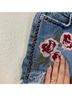 Free People Blue Denim Skirt Size 24 - photo 4