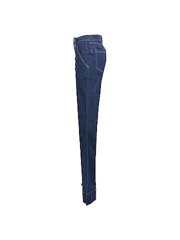 Ulla Johnson Ulla Johnson Ashton High Rise Flared Sailor Jeans in Blue Denim (view 2)