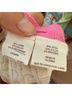 Free People Stripes Pink Ivory Shorts Size S - photo 4