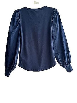 Lauren by Ralph Lauren Stretch Cotton Puff Long Sleeve T-Shirt (view 2)