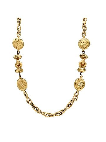 Chanel CHANEL Mademoiselle Necklace Chain GP Gold (view 2)