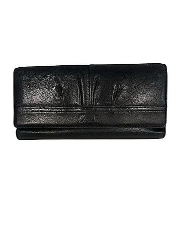 Coach Pleated Leather Trifold Leather Belt (view 1)