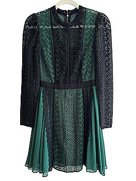 Self-Portrait Lace Mini Cocktail Dress (view 1)